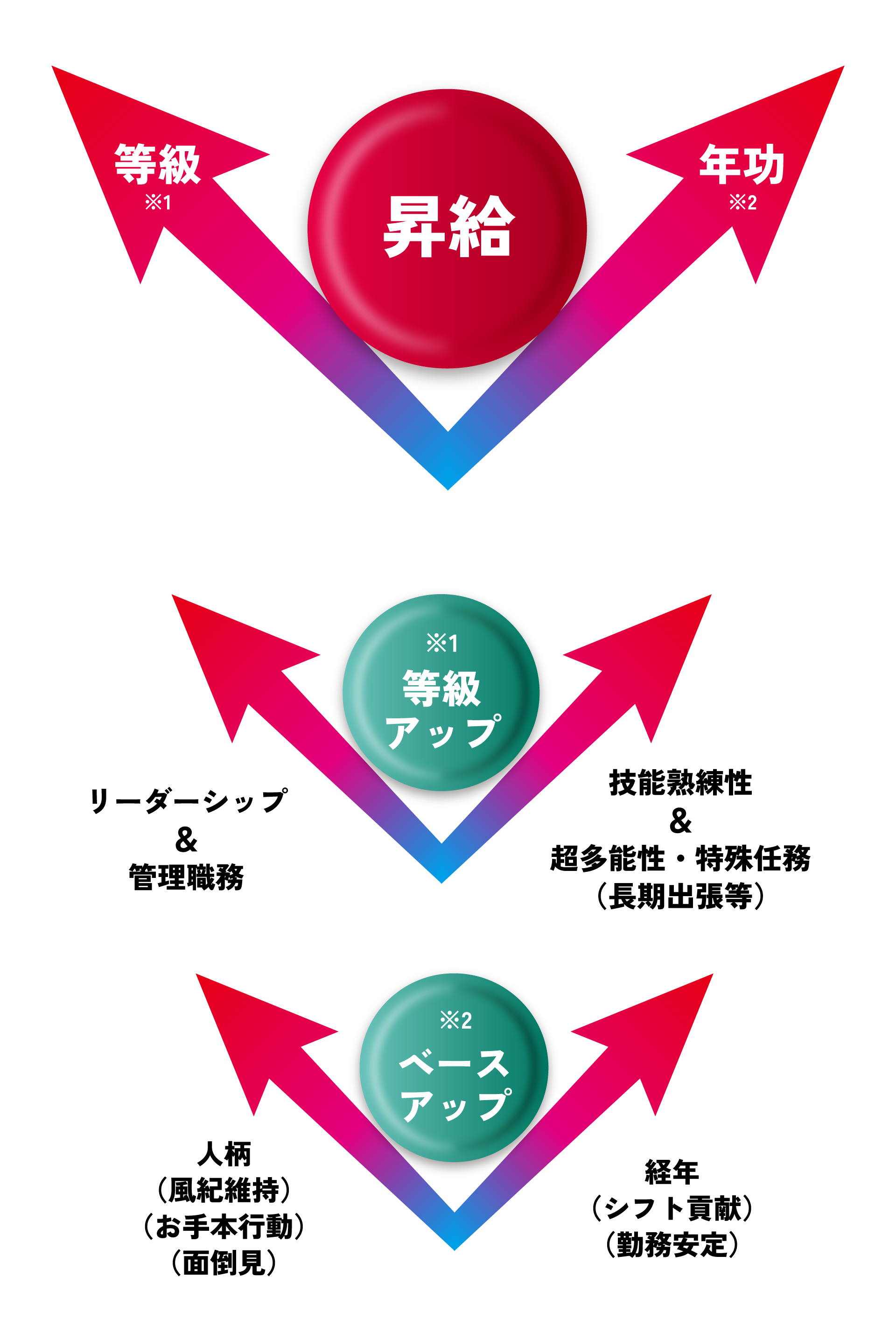 給与評価の多様性取り組み
